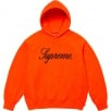 Thumbnail for Embroidered Script Hooded Sweatshirt