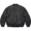 Thumbnail for Mister Cartoon Embroidered Leather Jacket