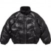 Thumbnail for Supreme Schott Chevron Leather Down Puffer Jacket