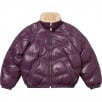 Thumbnail for Supreme Schott Chevron Leather Down Puffer Jacket