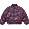 Thumbnail for Supreme Schott Chevron Leather Down Puffer Jacket