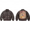 Thumbnail Supreme Schott Snow White Hand-Painted Leather A2 Jacket