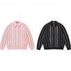 Thumbnail Speckle Stripe Zip Up Cardigan