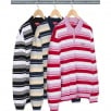 Thumbnail Stripe Zip L S Polo