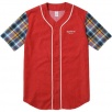 Thumbnail for Denim Flannel Baseball Shirt