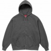 Thumbnail for Overdyed Small Box Zip Up Hooded Sweatshirt