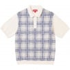 Plaid Knit S S Polo - spring summer 2024 - Supreme