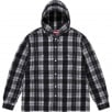 Thumbnail for Printed Hooded Flannel Shirt