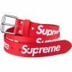 Supreme Repeat Leather Belt (SS23) Fluorescent Yellow