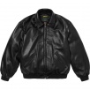 Thumbnail for Supreme Schott Hooded Leather Bomber Jacket