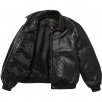 Thumbnail for Supreme Schott Hooded Leather Bomber Jacket
