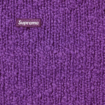 L Supreme Boucle Small Box Sweater red