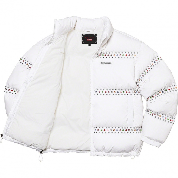 B.B. Simon Studded Puffer Jacket - Spring Summer 2022 - Supreme