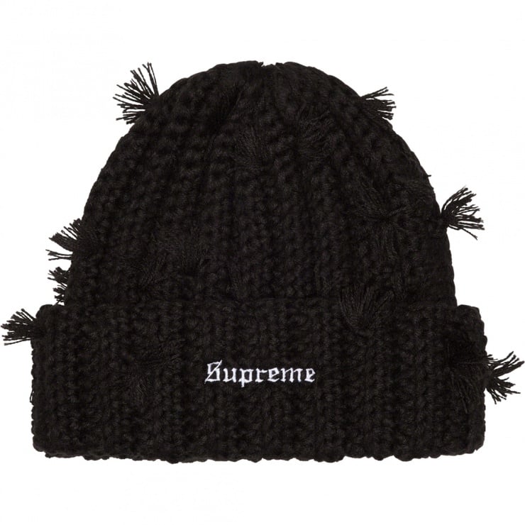 supreme 23f/w hand tied beanie multi