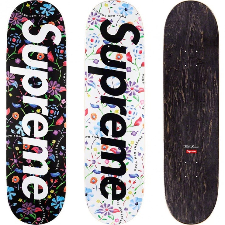 Airbrushed Floral Skateboard - spring summer 2019 - Supreme