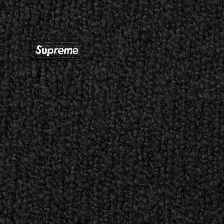 Supreme Bouclé Small Box Sweater navy