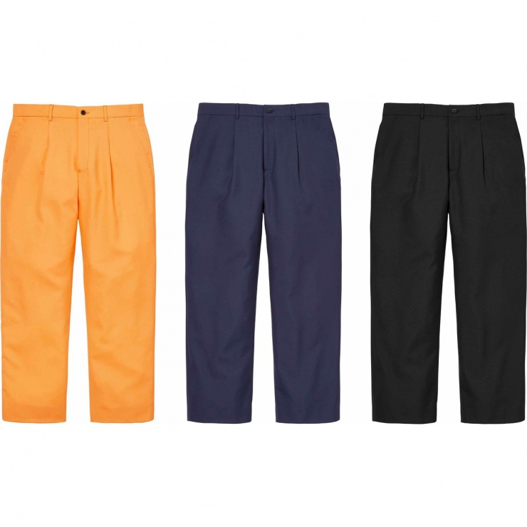 Pleated Trouser Spring Summer 2024 Supreme   Spring Summer2024 Pleated Trouser 0 Front Sqr 