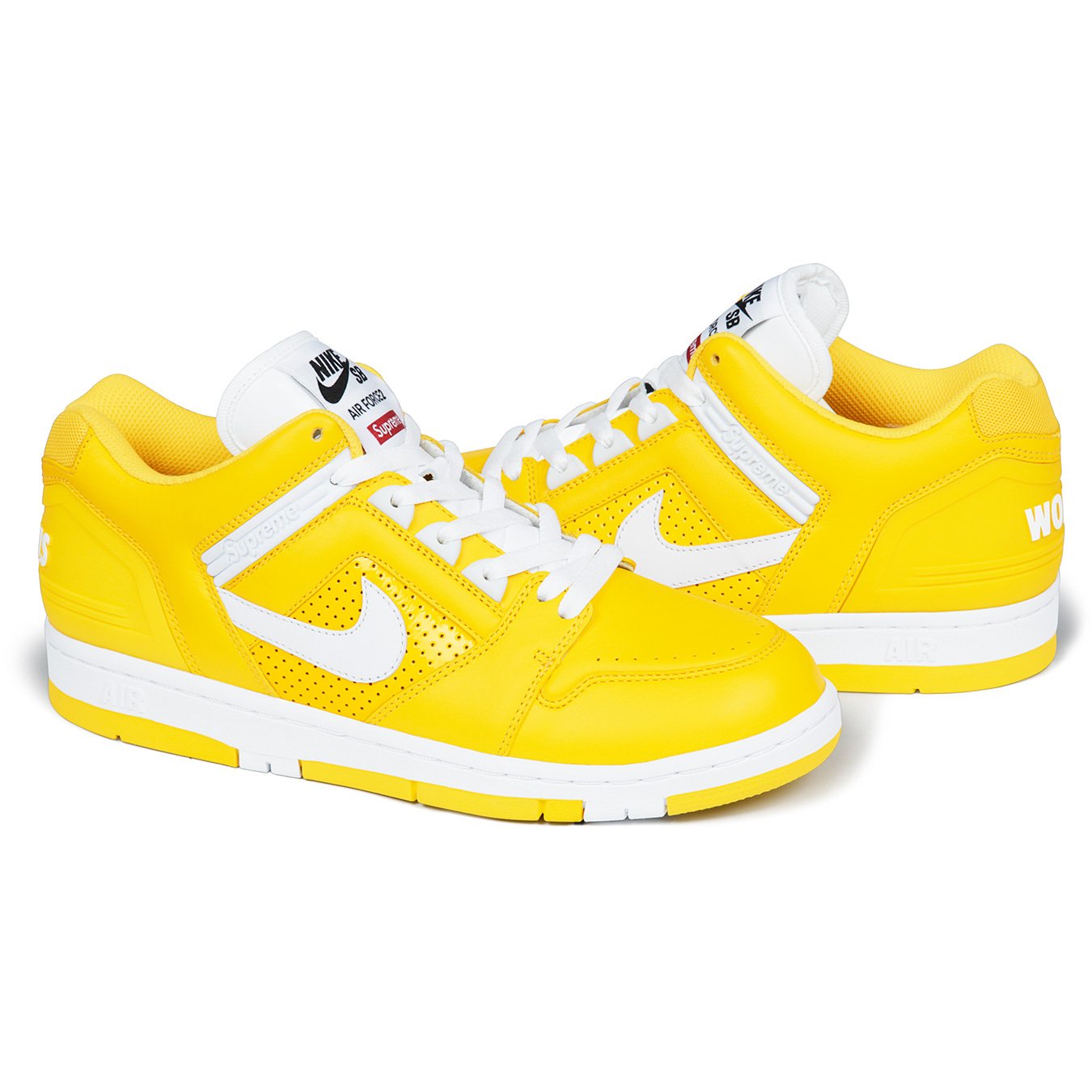 Supreme Archive Supreme/Nike SB Air Force 2 Yellow