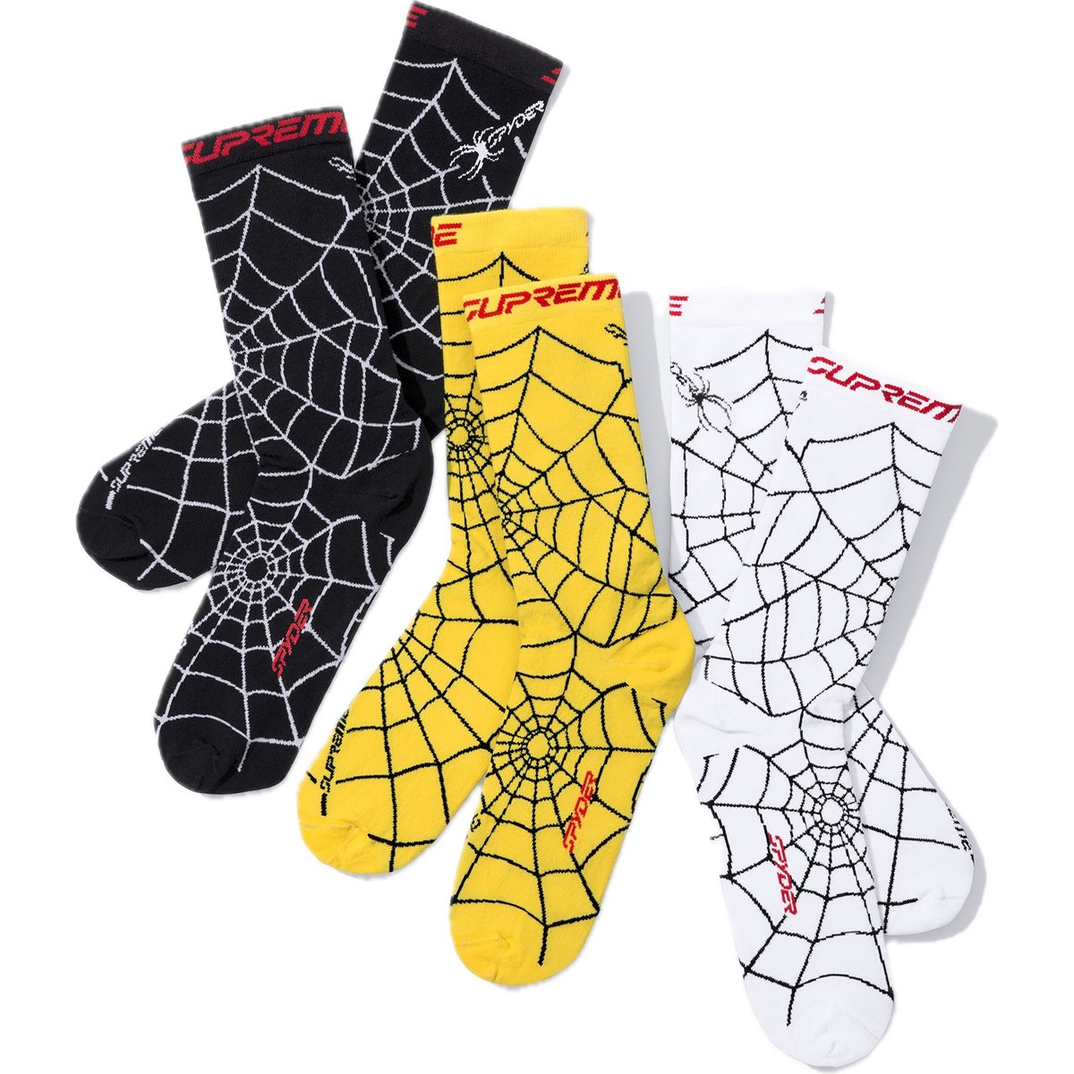 Supreme Supreme Spyder Crew Socks (1 Pack) releasing on Week 18 for fall winter 2024