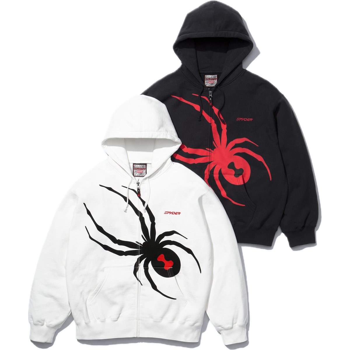 Supreme Supreme Spyder Zip Up Hooded Sweatshirt releasing on Week 18 for fall winter 2024