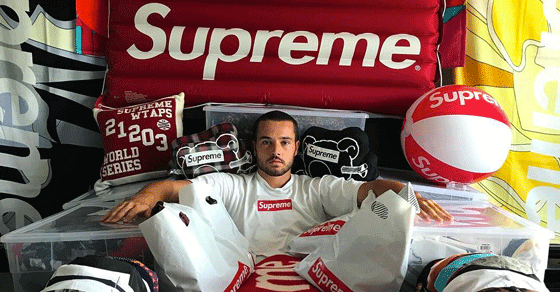 News Supreme Collector & Instagram Influencer Eric Whiteback Insures His $50,000 USD Stash