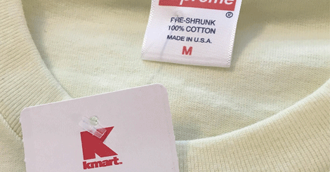 News A Reddit User Found a Stack of Supreme Tees in Kmart