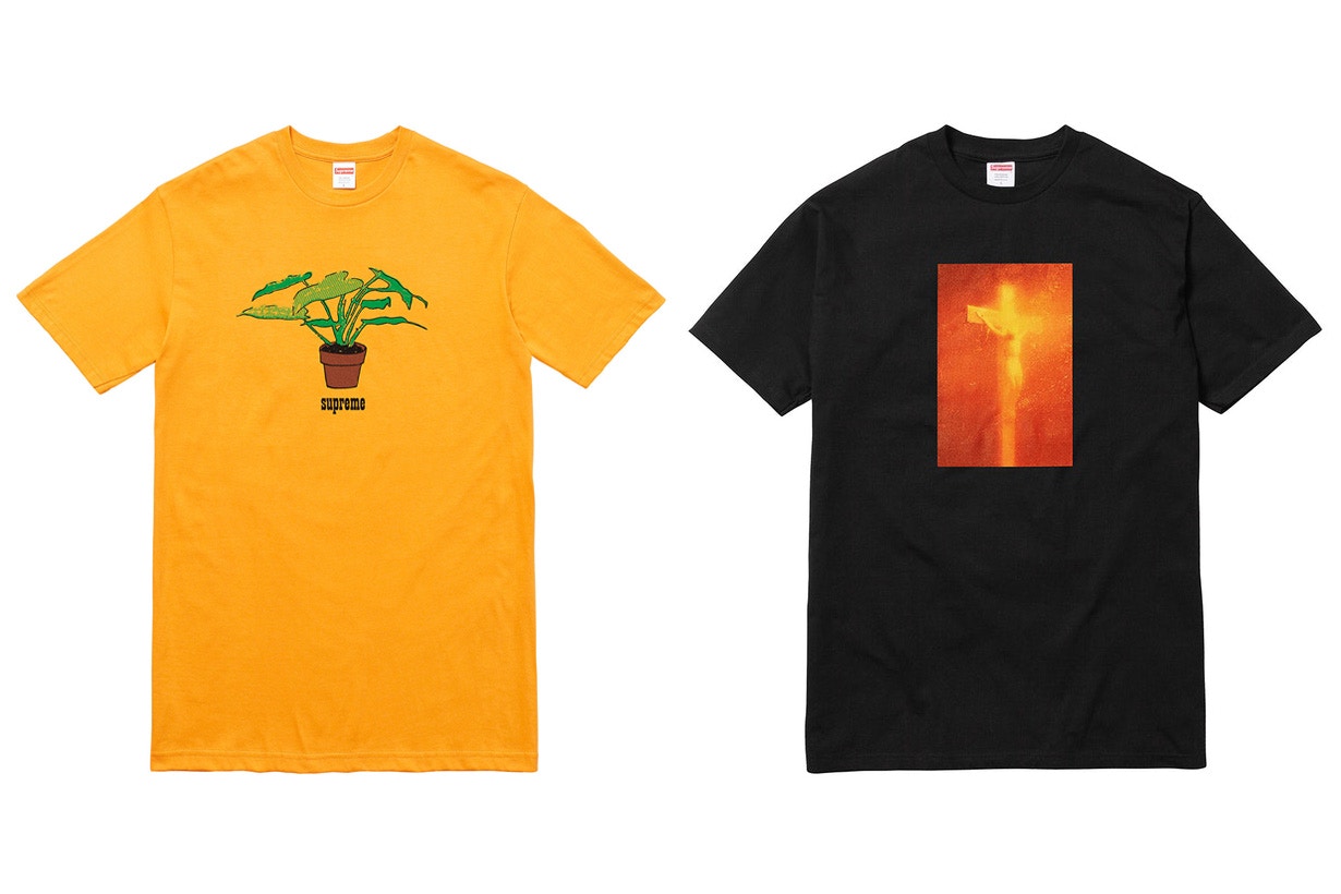 News Supreme’s Yellow Plant Tee Sold out Faster Than the Serrano Collab Items