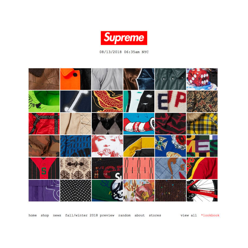 News Supreme Fall/Winter 2018