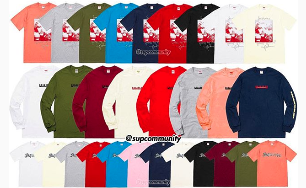 News Supreme Week 1 Tee Colorways