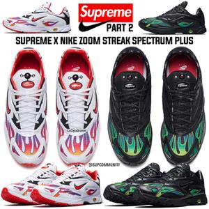 Supreme / Nike Zoom Strike Spectrum Plus Black Green Leak