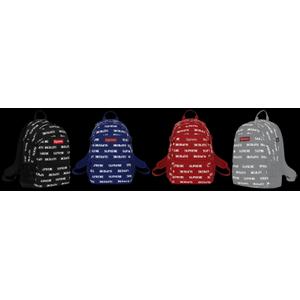 supreme 3m reflective repeat backpack