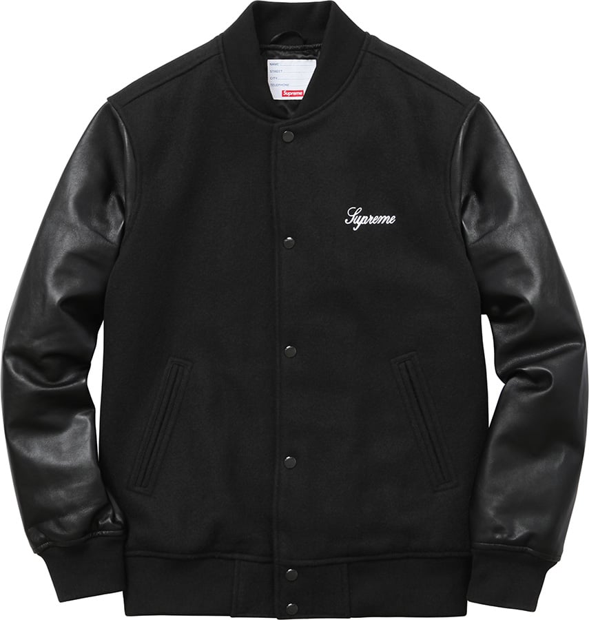 Supreme 2015/AW Wool Varsity Crew Jacket - スタジャン