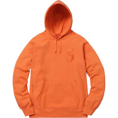 Tonal S Logo Hooded Sweatshirt - fall winter 2017 - Supreme