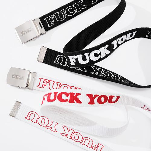 Supreme Supreme HYSTERIC GLAMOUR Fuck You Belt released during fall winter 17 season