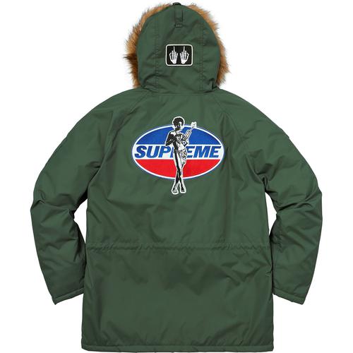 Details on Supreme HYSTERIC GLAMOUR N-3B Parka None from fall winter
                                                    2017 (Price is $448)