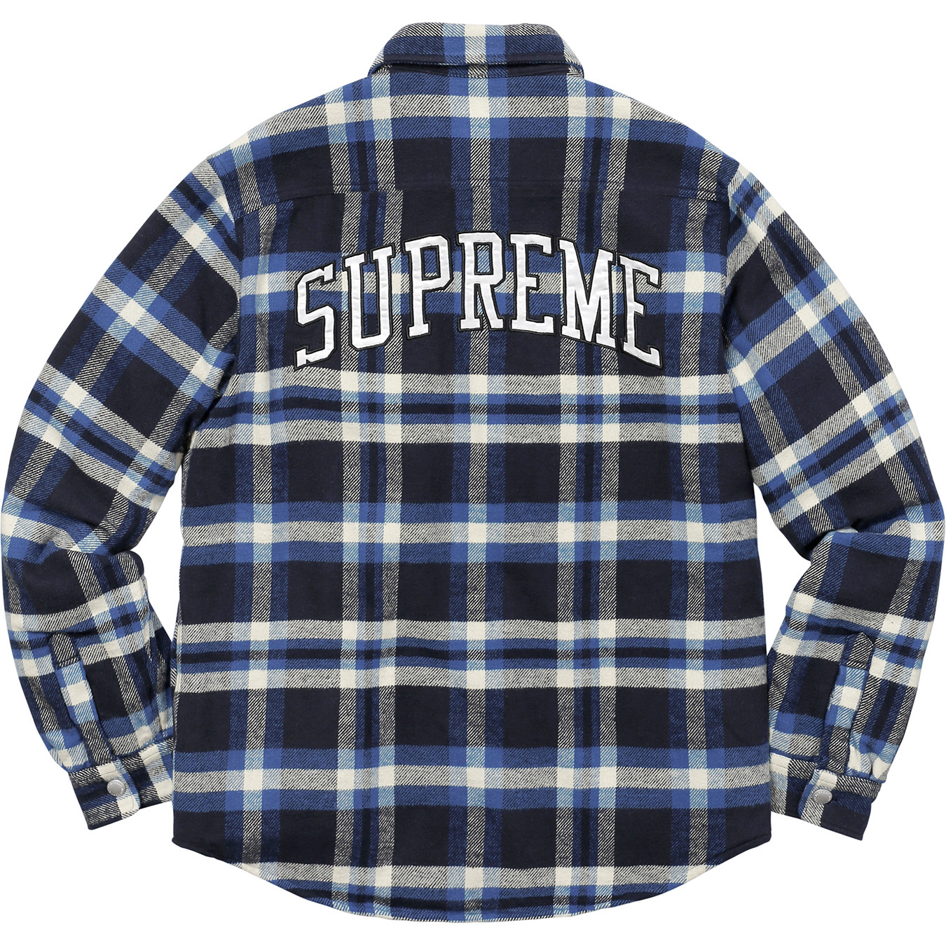 Supreme® Arc Logo Quilted Flannel Shirt