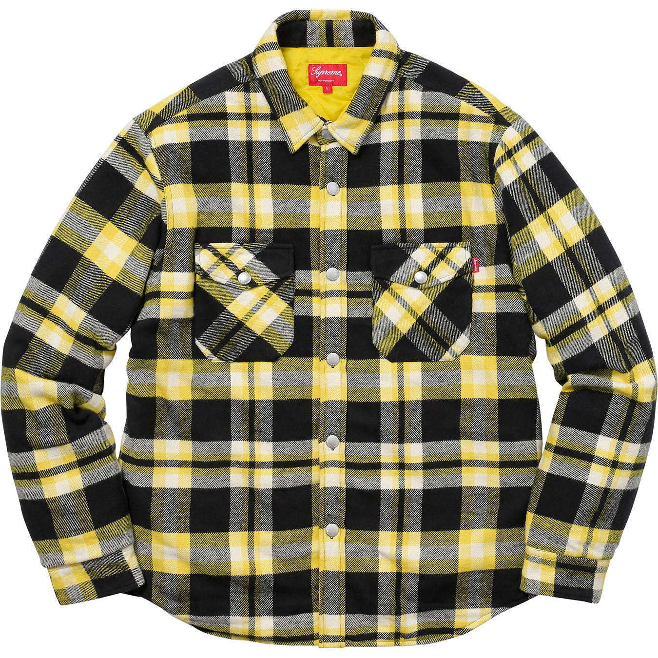 Quilted Arc Logo Flannel Shirt - fall winter 2017 - Supreme