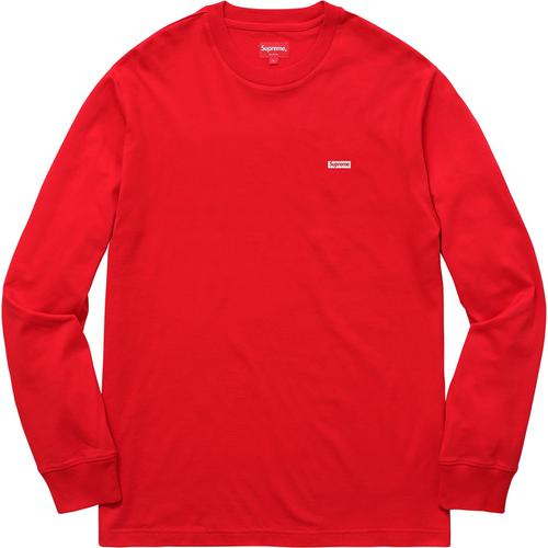 Details on Metallic Box Logo L S Tee None from fall winter
                                                    2017 (Price is $78)