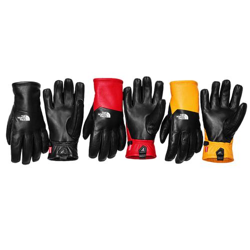 Supreme Supreme The North Face Leather Gloves released during fall winter 17 season