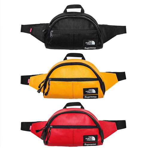 Supreme Supreme The North Face Leather Roo II Lumbar Pack released during fall winter 17 season