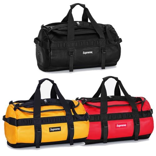 Supreme Supreme The North Face Leather Base Camp Duffel releasing on Week 9 for fall winter 2017
