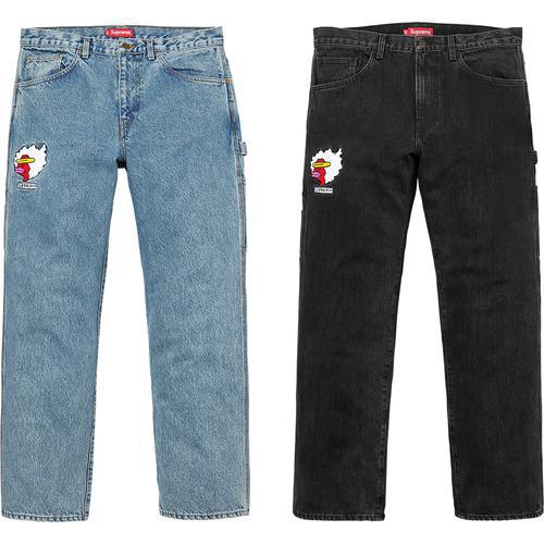 Supreme Gonz Ramm Washed Denim Painter Pant releasing on Week 9 for fall winter 2017