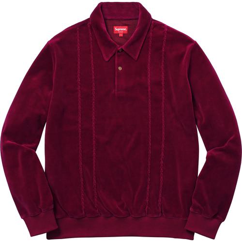 Details on Velour L S Polo None from fall winter
                                                    2017 (Price is $118)