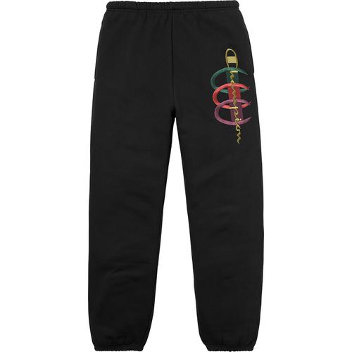 Details on Supreme Champion Stacked C Sweatpant None from fall winter
                                                    2017 (Price is $148)