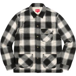 Buffalo Plaid Sherpa Lined Chore Shirt - fall winter 2017 - Supreme