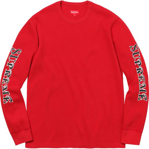 Details on Sleeve Logo Waffle Thermal None from fall winter
                                                    2017 (Price is $88)