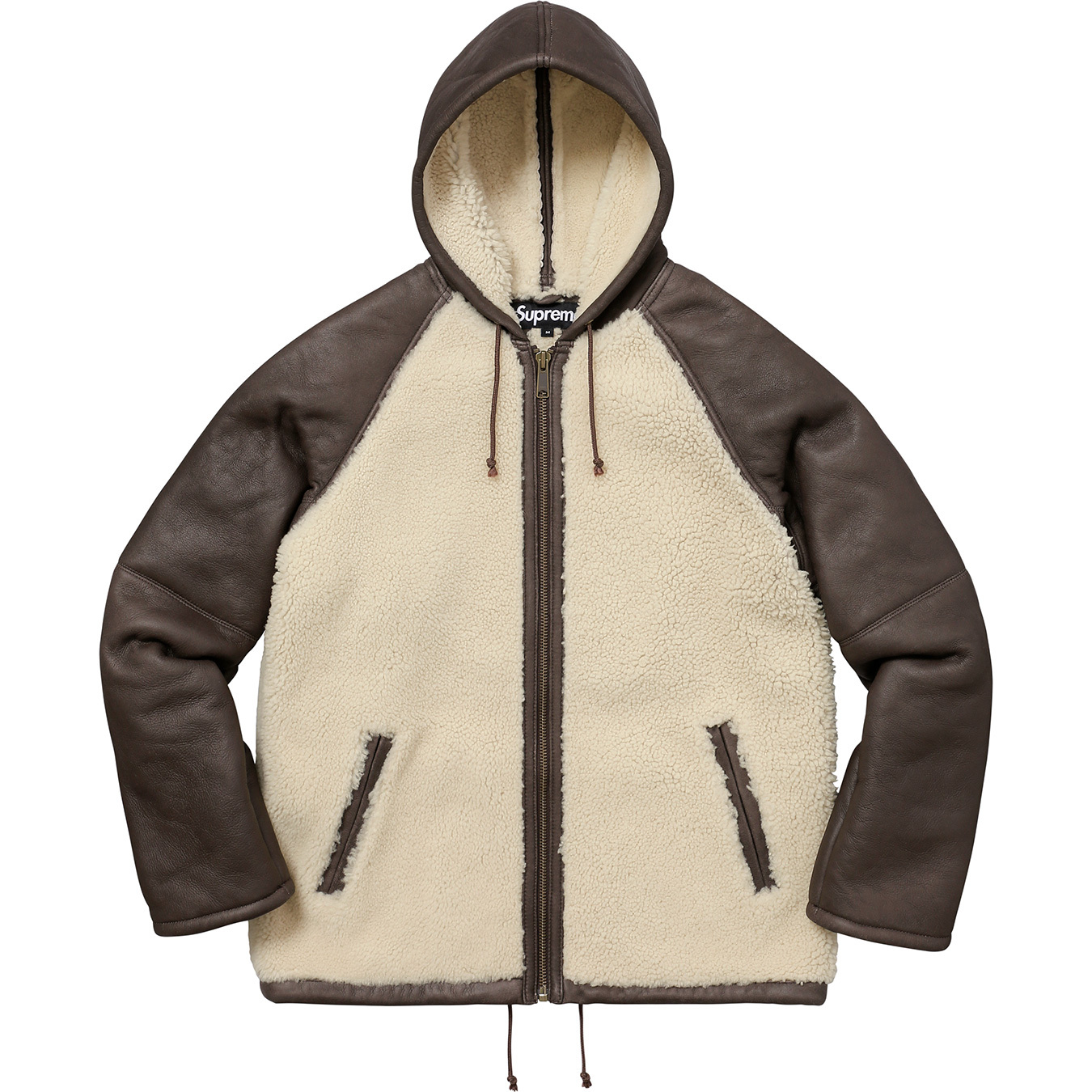 Reversed Shearling Hooded Jacket - fall winter 2017 - Supreme