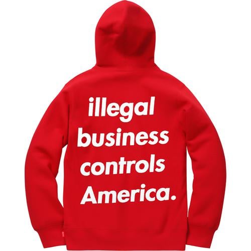 Details on Illegal Business Hooded Sweatshirt None from spring summer
                                                    2018 (Price is $148)