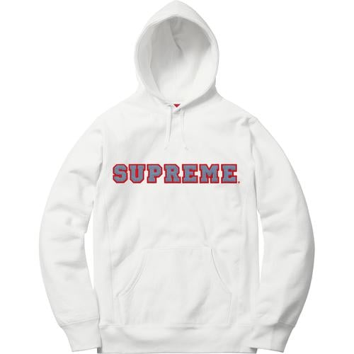 Details on Cord Collegiate Logo Hooded Sweatshirt None from spring summer
                                                    2018 (Price is $158)