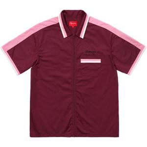 supreme zip up work shirt